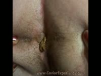 [ Scat XXX ] Submissive fatso forced by hottie to shit